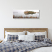 Mayo Lake Canvas Afdruk (Insitu (Slaapkamer))