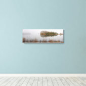 Mayo Lake Canvas Afdruk (Insitu (Houten vloer))
