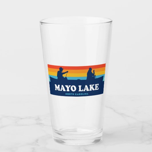 Mayo Lake North Carolina Glas (Voorkant)