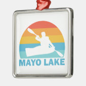Mayo Lake North Carolina Kayak Metalen Ornament (Links)