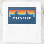 Mayo Lake North Carolina Rechthoekige Sticker (Tas)