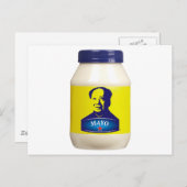 MAYO - Nieuwe Chinese mayonaise Briefkaart (Voorkant / Achterkant)