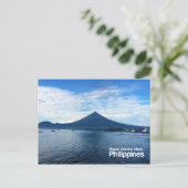 Mayon Volcano Albay Filipijnen Briefkaart (Staand voorkant)