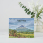 Mayon Volcano Albay Filipijnen Briefkaart (Staand voorkant)