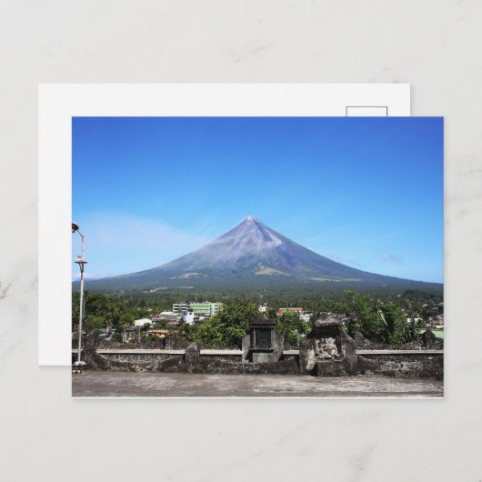 Mayon Volcano Briefkaart (Voorkant / Achterkant)