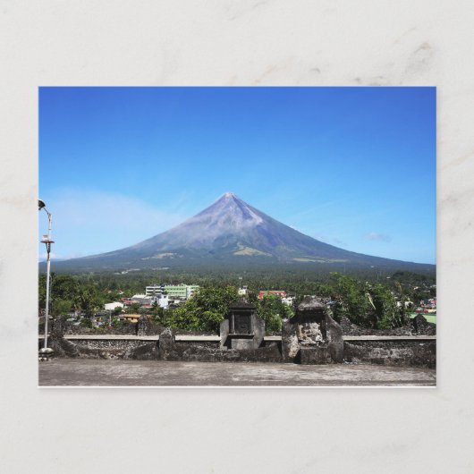 Mayon Volcano Briefkaart (Voorkant)