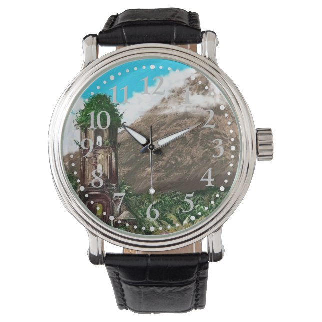 Mayon Volcano Horloge (Voorkant)