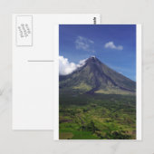 Mayon Volcano in Legaspi, Filipijnen Briefkaart (Voorkant / Achterkant)