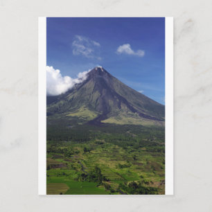 Mayon Volcano in Legaspi, Filipijnen Briefkaart