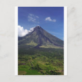 Mayon Volcano in Legaspi, Filipijnen Briefkaart (Voorkant)