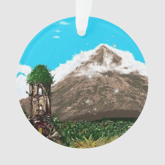 Mayon Volcano Ornament (voorkant)