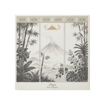 Mayon Vulkan Triptiek Muurkunst