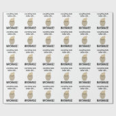 Mayonaise saus eten Grappige mayonaise Cadeaupapier (Vlak)