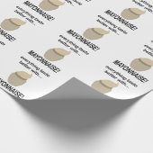 Mayonaise saus eten Grappige mayonaise Cadeaupapier (Hoek)