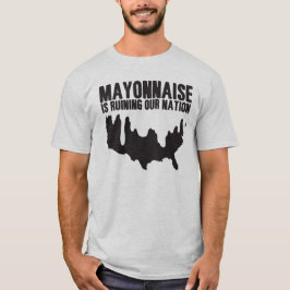 Mayonnaise ruikt onze natie t-shirt