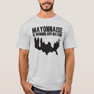 Mayonnaise ruikt onze natie t-shirt