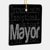 Mayor Extraordinaire Keramisch Ornament (Rechts)