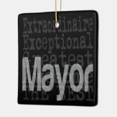 Mayor Extraordinaire Keramisch Ornament (Links)