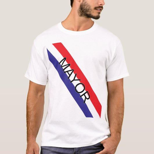 Mayor Sash T-shirt (Voorkant)