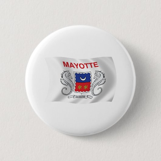 Mayotte Flag Button (Voorkant)