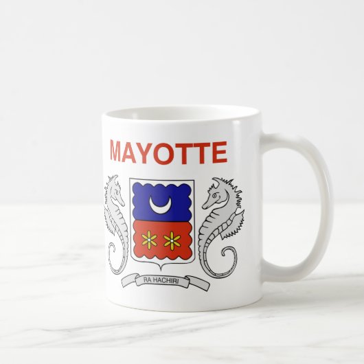Mayotte Flag Ceramic Coffee Mok (Rechts)