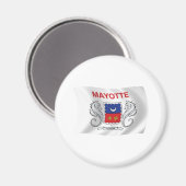 Mayotte Flag Magnet (Voorkant / Achterkant)