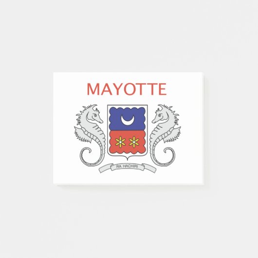 Mayotte Flag Post-it® Notes (Voorkant)
