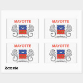 Mayotte Flag Rechthoekige Sticker (Vel)