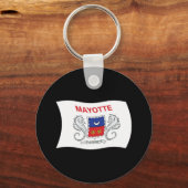 Mayotte Flag Sleutelhanger (Voorkant)