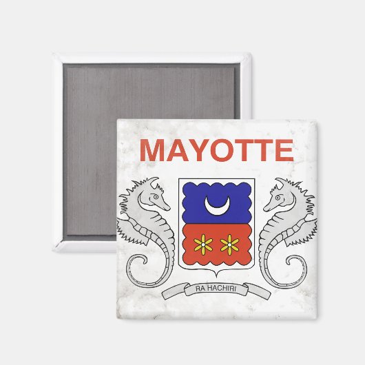 Mayotte Magneet (Voorkant / Achterkant)