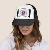 Mayotte Vlag Hoed Trucker Pet (In situ)