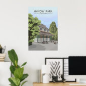 Mayow Park Londen Reisposter Poster (Thuiskantoor)