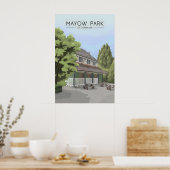 Mayow Park Londen Reisposter Poster (Keuken)