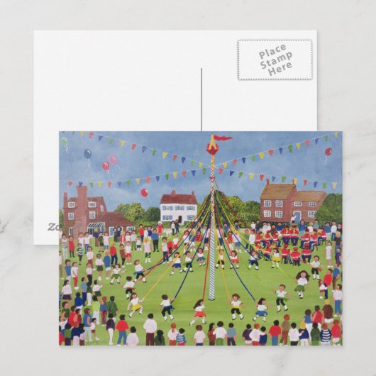 Maypole Briefkaart (Voorkant / Achterkant)