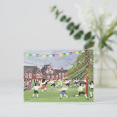 Maypole Dancing 1991 Briefkaart (Staand voorkant)