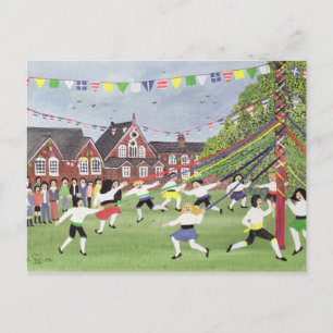 Maypole Dancing 1991 Briefkaart