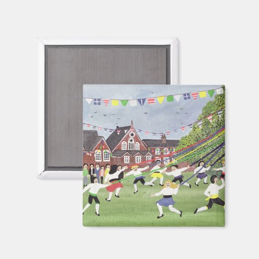 Maypole Dancing 1991 Magneet (Voorkant / Achterkant)