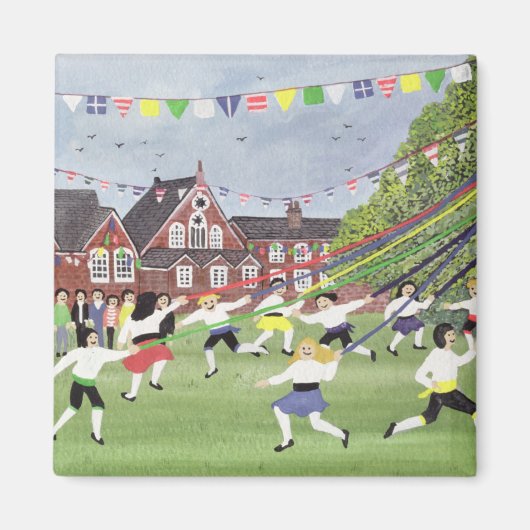 Maypole Dancing 1991 Magneet (Voorkant)