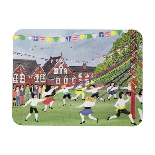 Maypole Dancing 1991 Magneet (Horizontaal)