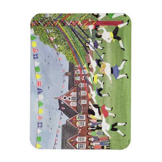 Maypole Dancing 1991 Magneet (Verticaal)