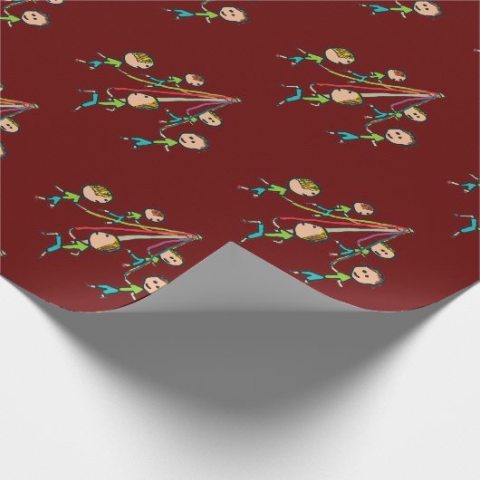 Maypole Dancing Cadeaupapier (Hoek)