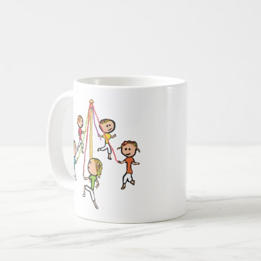 Maypole Dancing Koffiemok (Voorkant links)