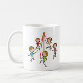 Maypole Dancing Koffiemok (Links)