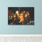 Maypole | Louis Wain | Canvas Afdruk (Insitu (Houten vloer))