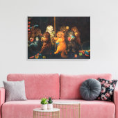 Maypole | Louis Wain | Canvas Afdruk (Insitu (Woonkamer))