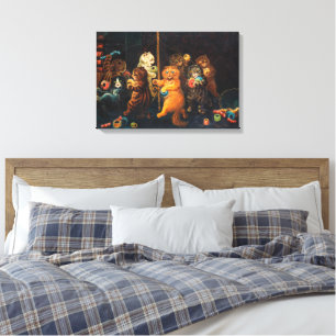 Maypole   Louis Wain   Canvas Afdruk