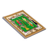 Maypole, middeleeuws feest notitieboek (Rechterzijde)