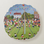 Maypole Rond Kussen (Voorkant)