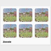 Maypole Vierkante Sticker (Vel)