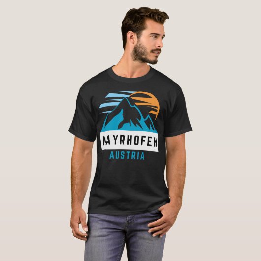 Mayrhofen - Oostenrijk - Ski en snowboarden T-shirt (Voorkant volledig)